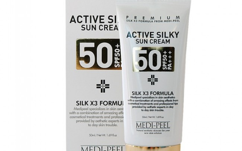 MEDI PEEL ACTIVE SILKY SUN CREAM, 50 ml