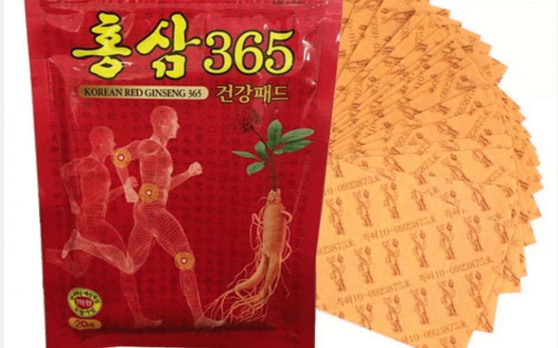 Kore Kırmızı Ginseng 365 Isıtma Yastığı Ağrı Kesici 20 adet