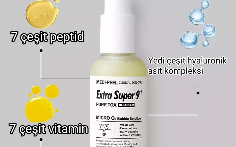 Medi-Peel Extra Super 9 Plus Pore Tox Cleanser, 120 ml