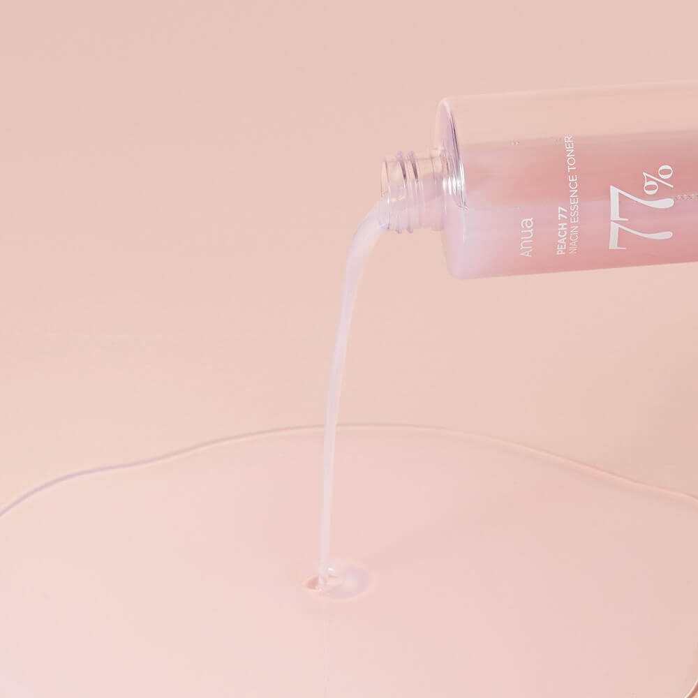 Pürüzsüz ve Parlak Bir Cilt İçin Şeftali Tonik Özü ANUA Peach 77% Naiacin Essence Toner 250ML - Görsel 3