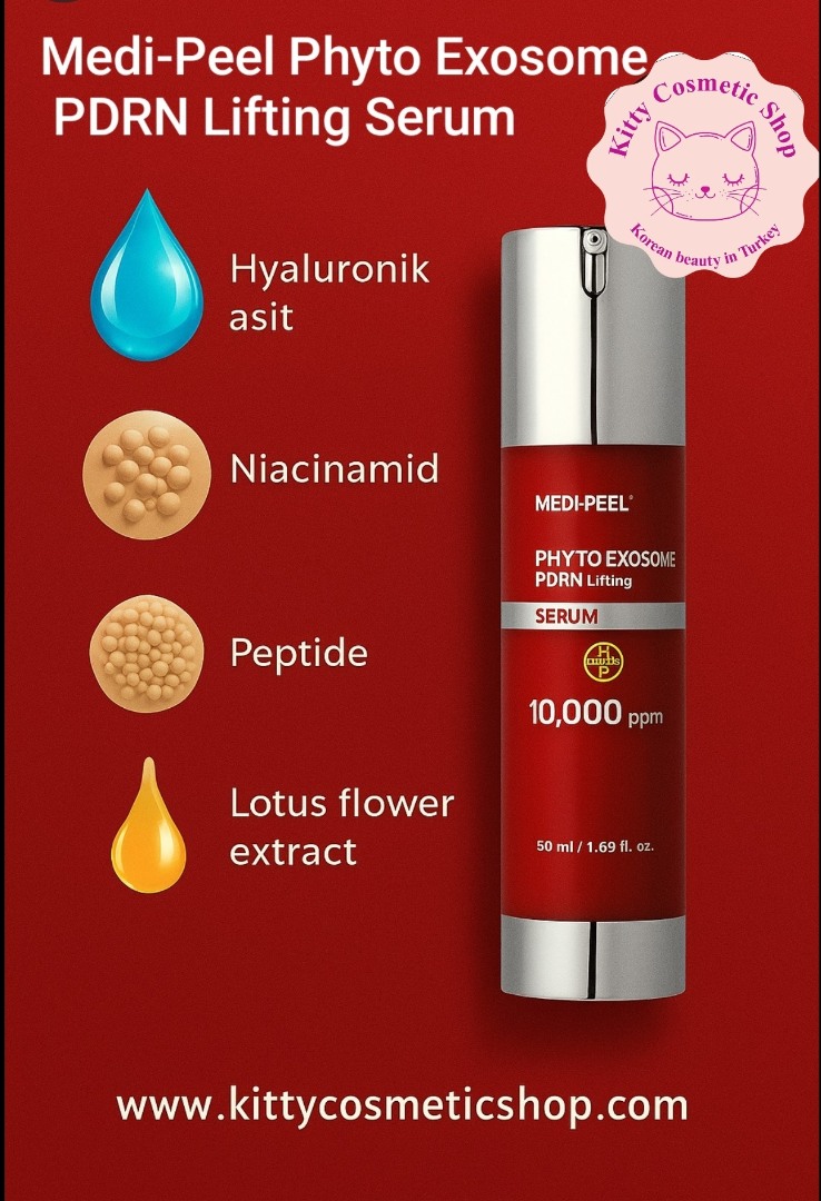 Yaşlanma karşıtı lifting Serumu MEDI-PEEL Phyto Exosome PDRN Lifting Shot Serum 50 ML - Görsel 5