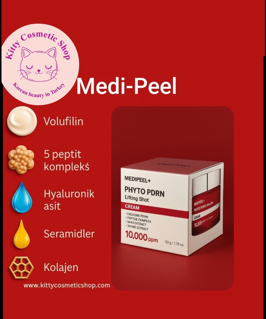 Phito Exozom PDRN Yoğun Bakım Lifting Kremi MEDI-PEEL Phyto Exosome PDRN Lifting Shot Cream 50 GR - Görsel 7