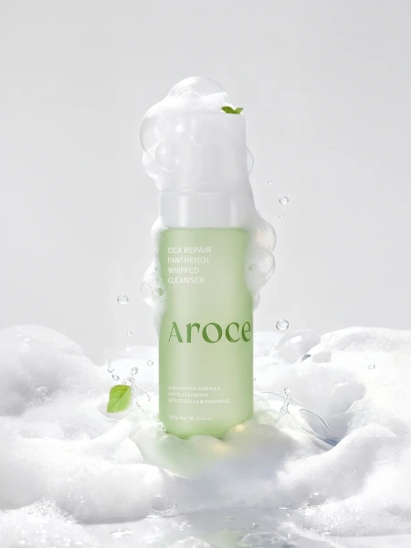 Centella ve Panthenol İçeren Çift Fazlı Yüz Temizleme Köpüğü AROCELL Cica Repair Panthenol Whipped Cleanser, 160 GR - Görsel 3
