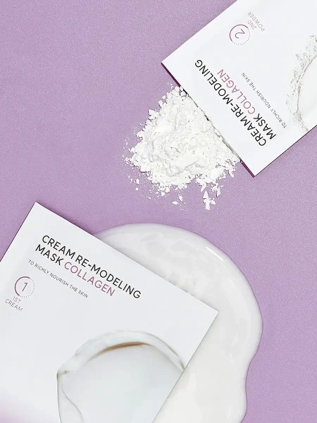 Kolajen, PDRN ve EGF İçeren Profesyonel Aljinat Maske AROCELL Cream Remodeling Mask Collagen, 1 ADET - Görsel 3