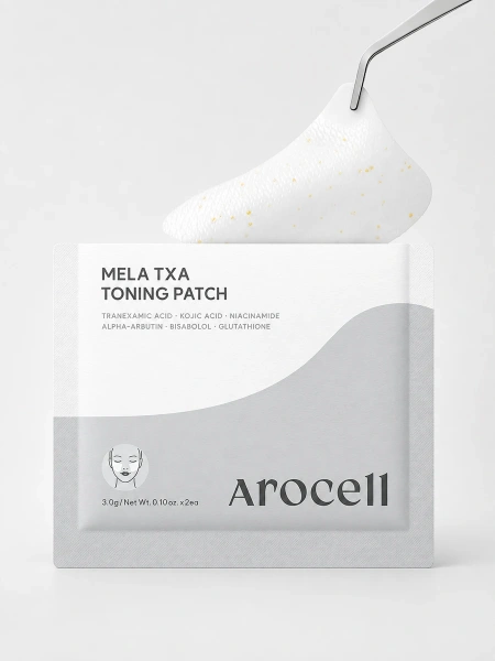 Traneksamik Asit İçeren Leke Karşıtı Aydınlatıcı Ton Eşitleyici Patch AROCELL Mela TXA Toning Patch, 5 ADET - Görsel 3
