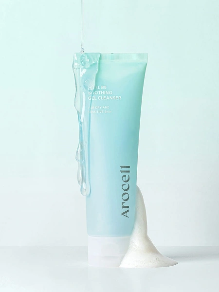 Hassas Ciltler İçin Panthenol B5 ve Hyaluronik Asit İçeren Yatıştırıcı Yüz Temizleme Jeli AROCELL Hyal B5 Soothing Gel Cleanser, 120GR - Görsel 4