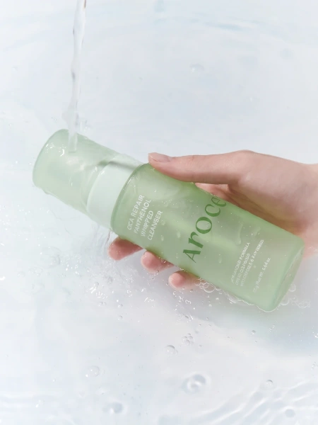 Centella ve Panthenol İçeren Çift Fazlı Yüz Temizleme Köpüğü AROCELL Cica Repair Panthenol Whipped Cleanser, 160 GR - Görsel 4